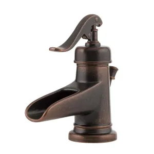 Pfister LG42-YP0U Ashfield Single Control 4" Bathroom Faucet, Rustic Bronze